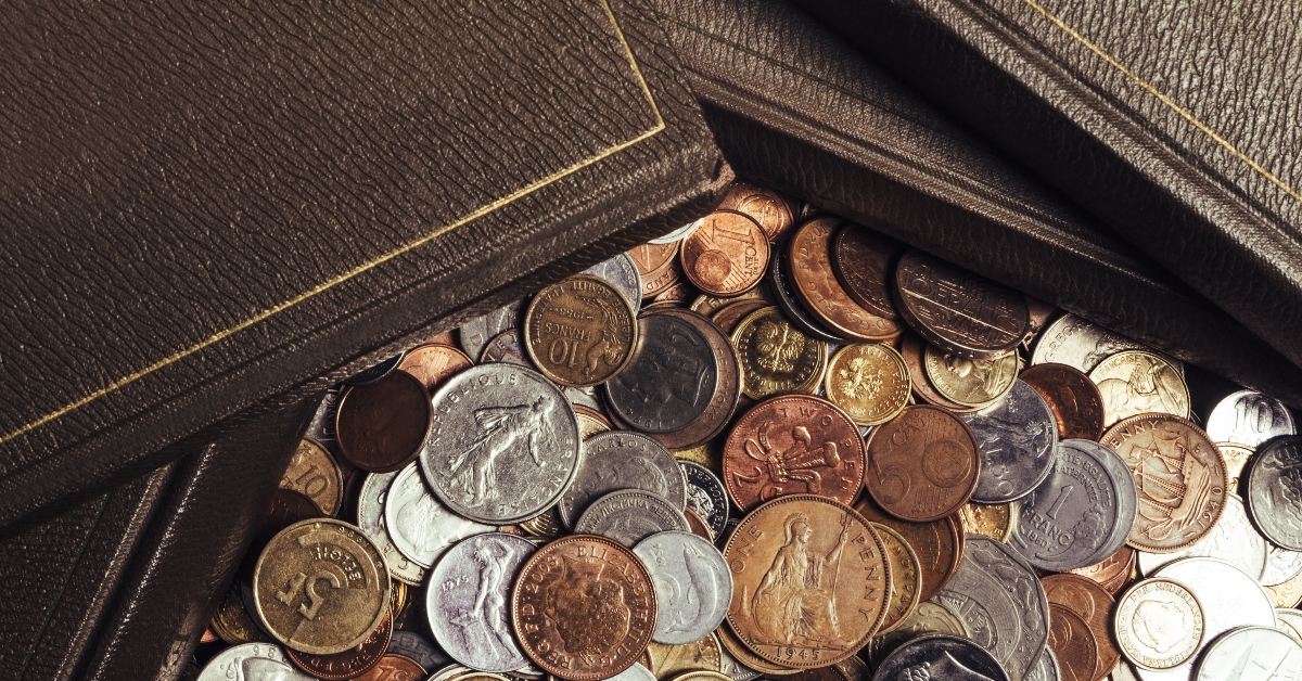 antique books and coins