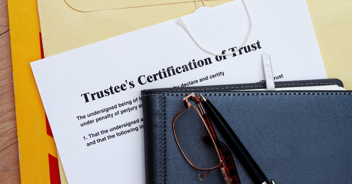 trust certificate 