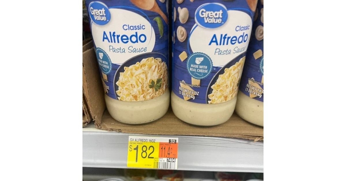 Great Value Classic Alfredo Pasta Sauce 