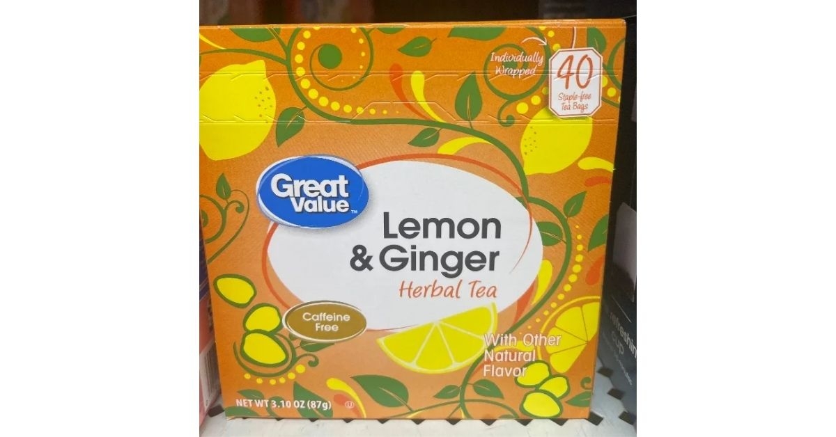 Lemon and Ginger Herbal Tea