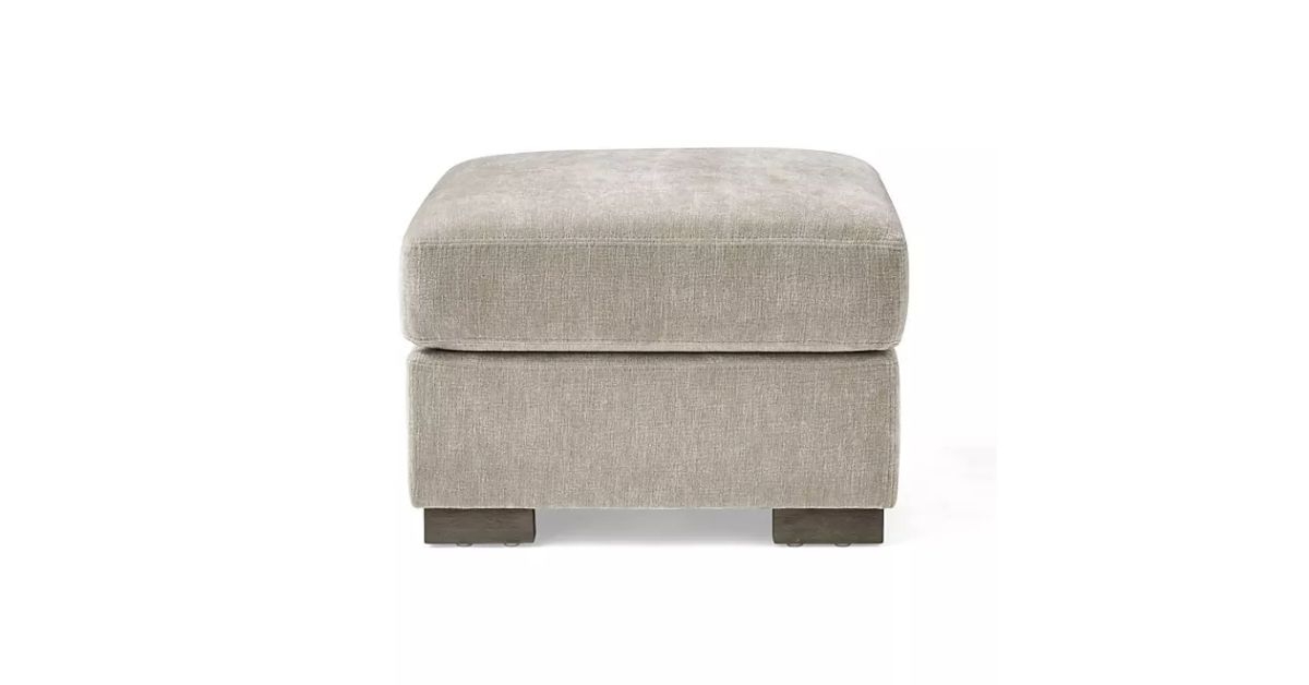 harrison fabric ottoman