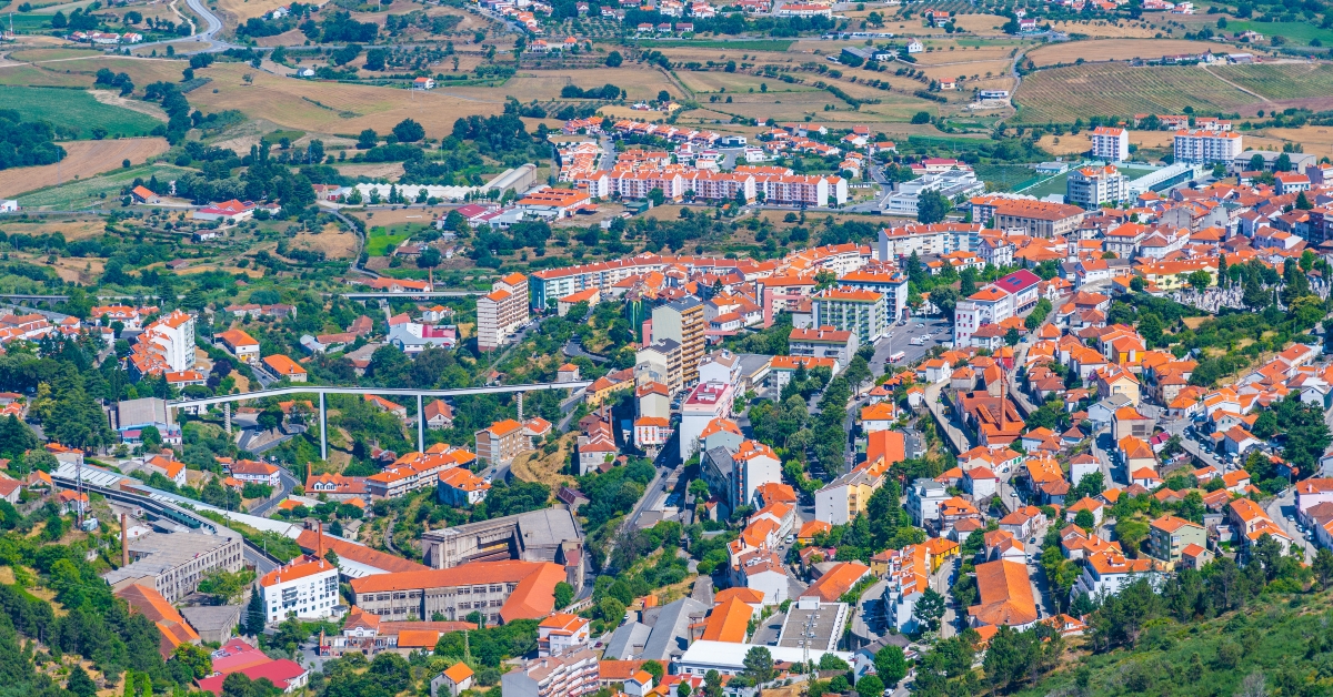 covilha town in portugal