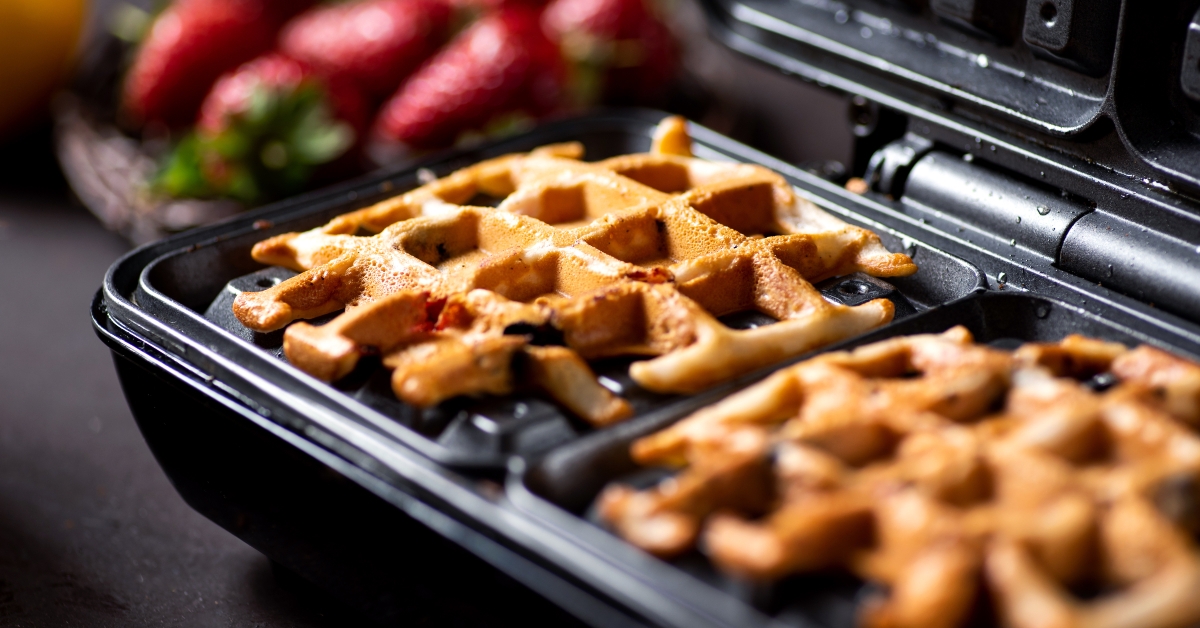 waffle pastry baking