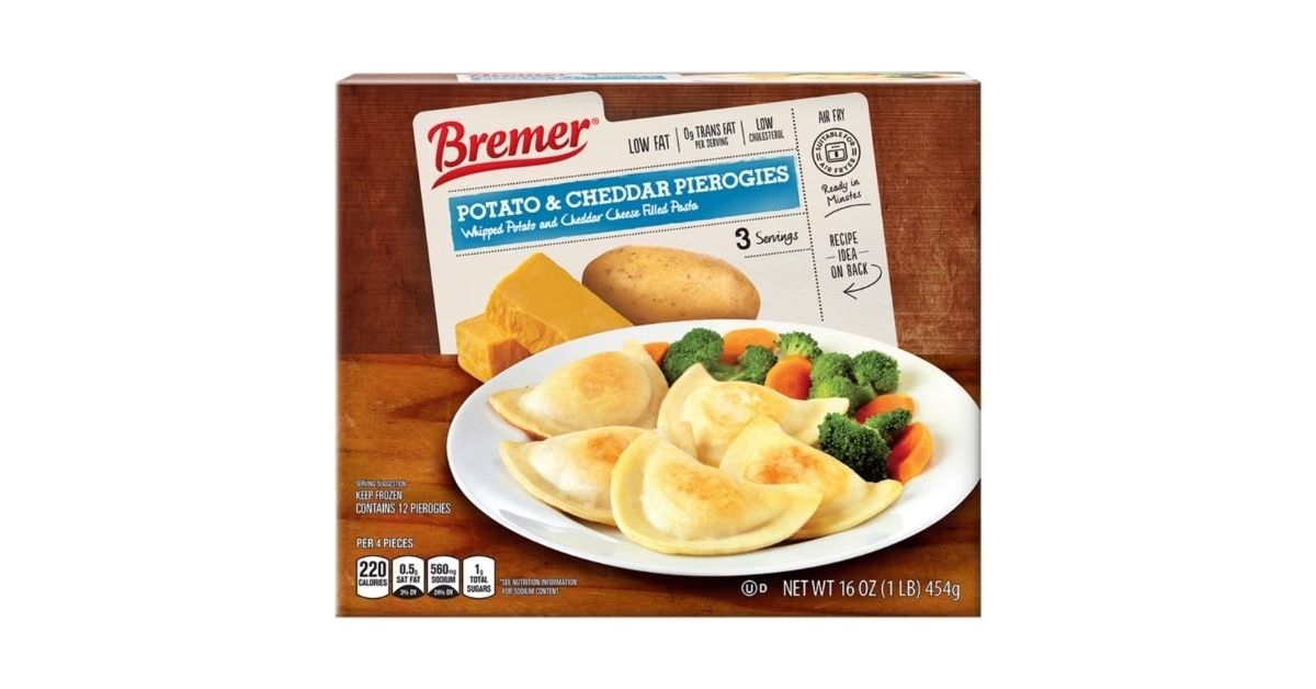 potato cheddar pierogies