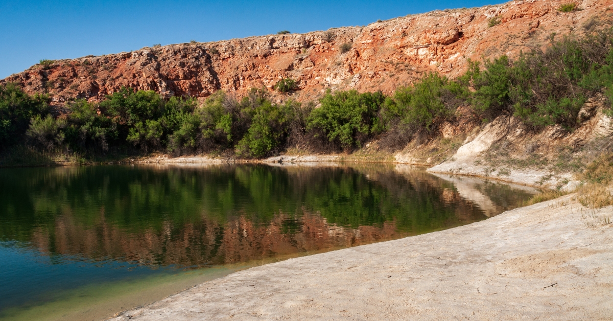 Bottomless Lakes State Park in New Mexico