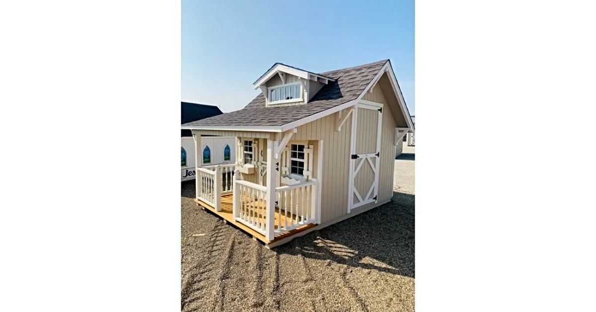 Little Cottage Craftsman Outdoor Playhouse