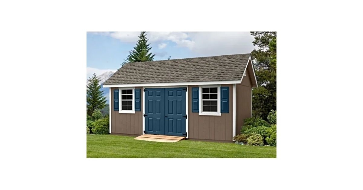 Manufactured Wood Storage Shed