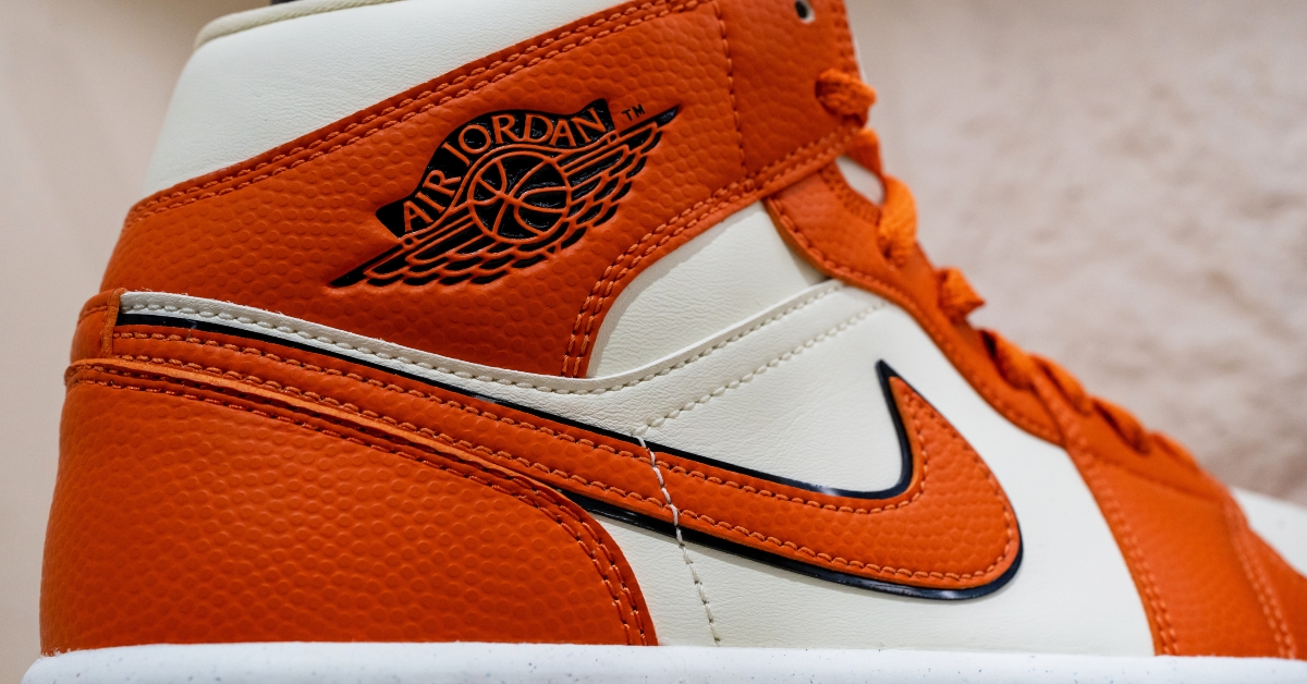 Air Jordan (Nike) logo on sneakers