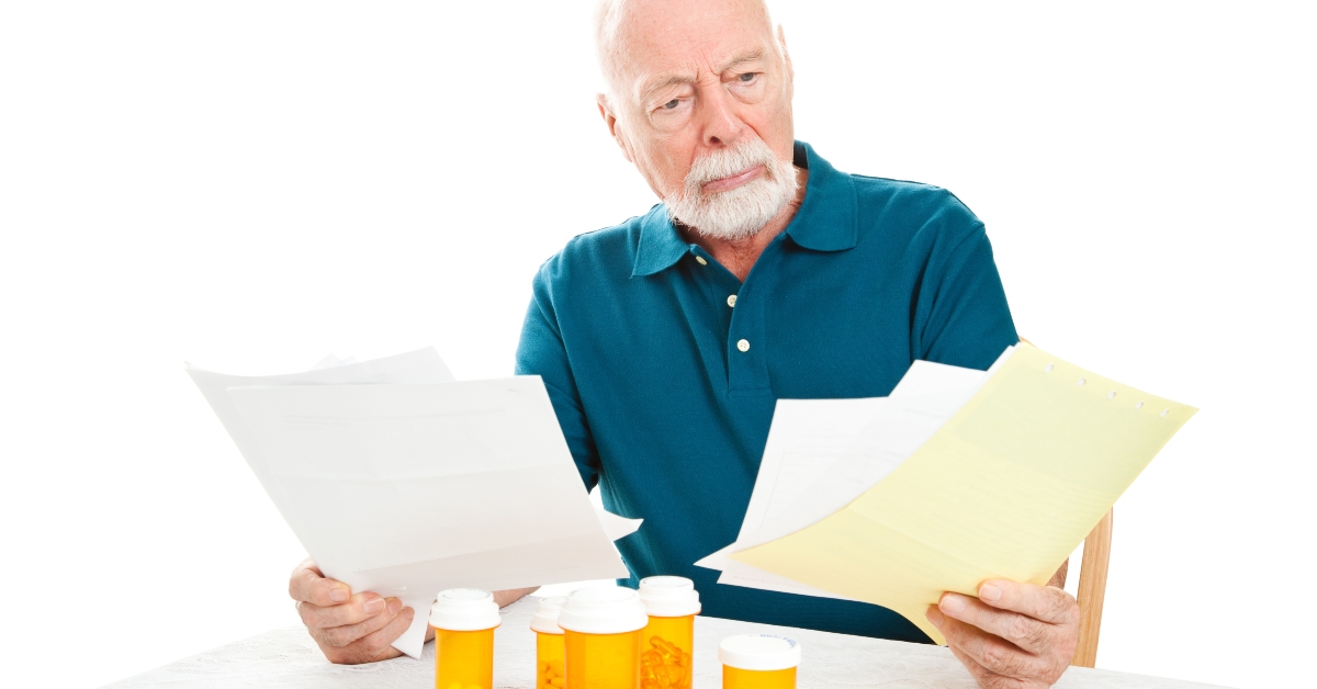 depressed senior man