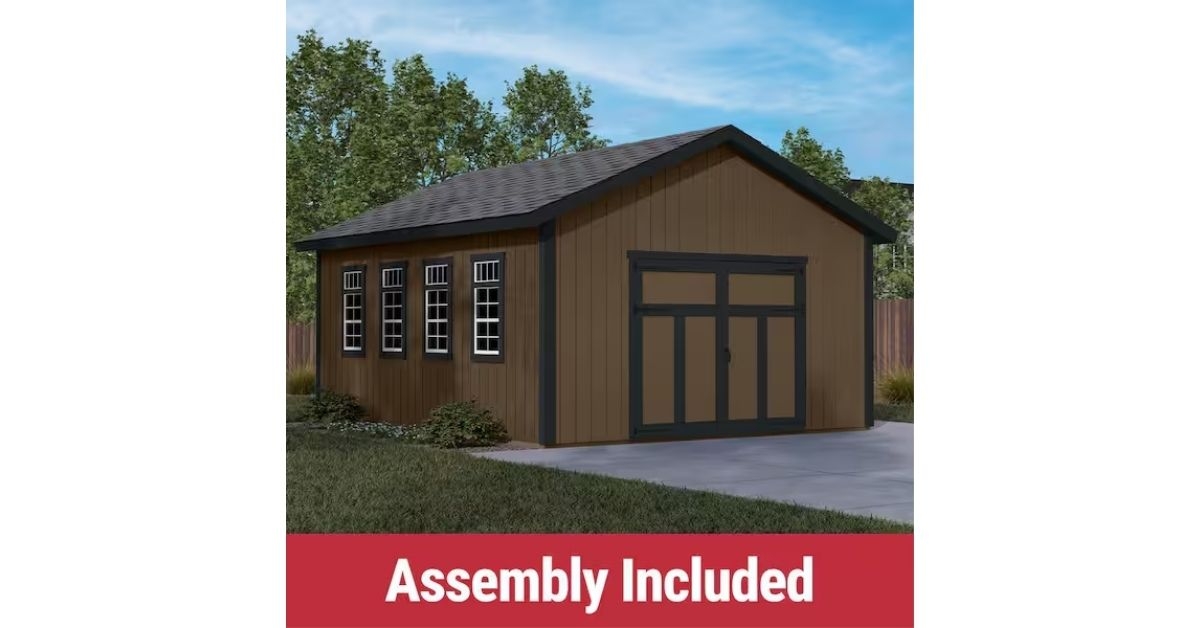 multi-purpose wood storage shed