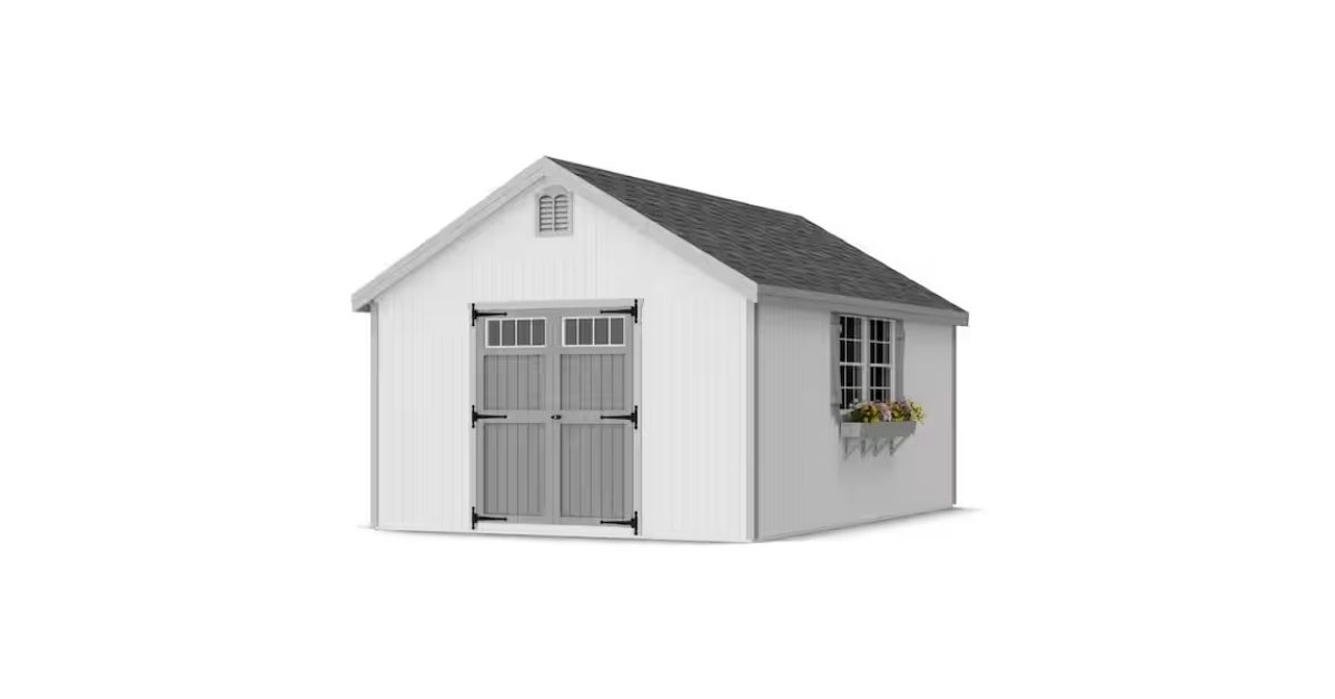 williamsburg outdoor wood storage shed