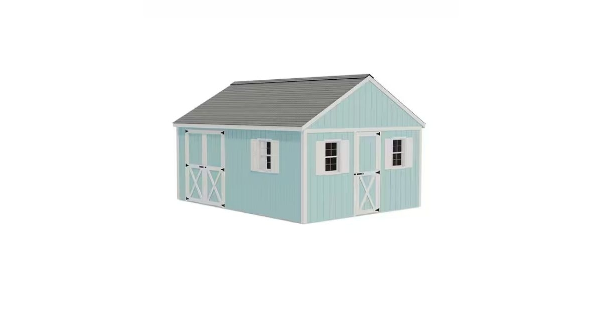 connection wood shed kit
