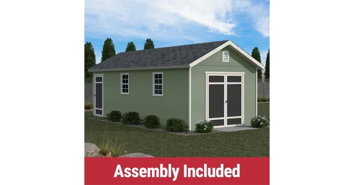 fairfax outdoor wood storage shed