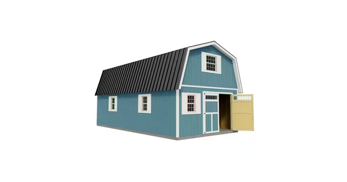 homestead two story wood barn kit