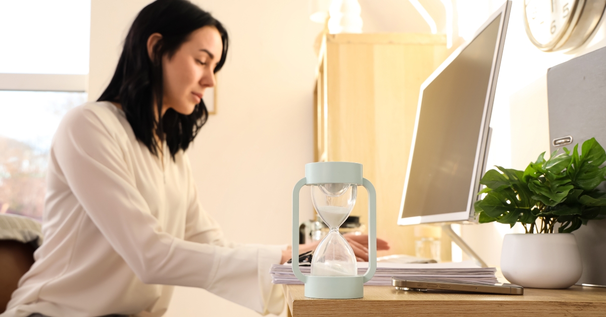businesswoman working with computer