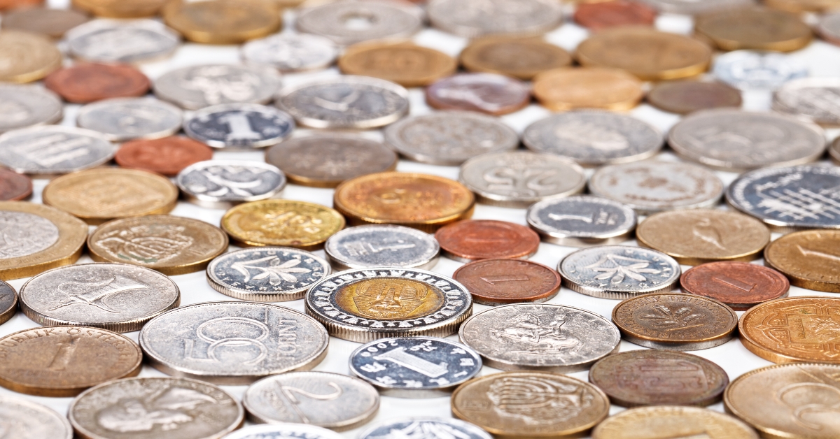  different coins collection