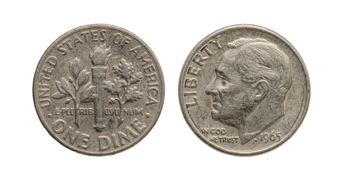 one dime 1965