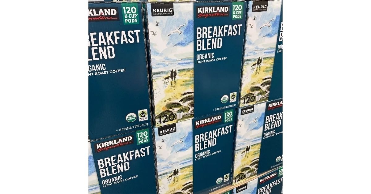 Kirkland Signature Coffee Organic Breakfast Blend K-Cup Pod
