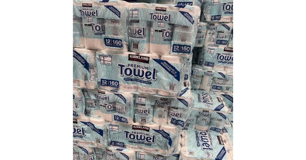 Kirkland Signature Paper Towels, 2-Ply, 160 Sheets