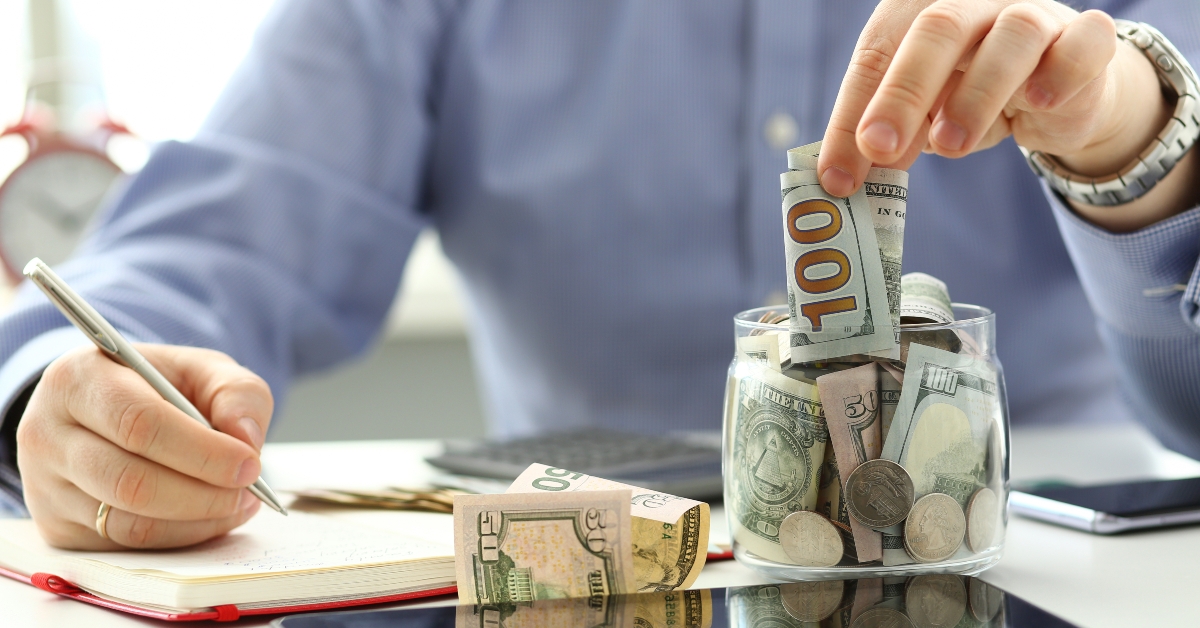 depositing some extra money in future