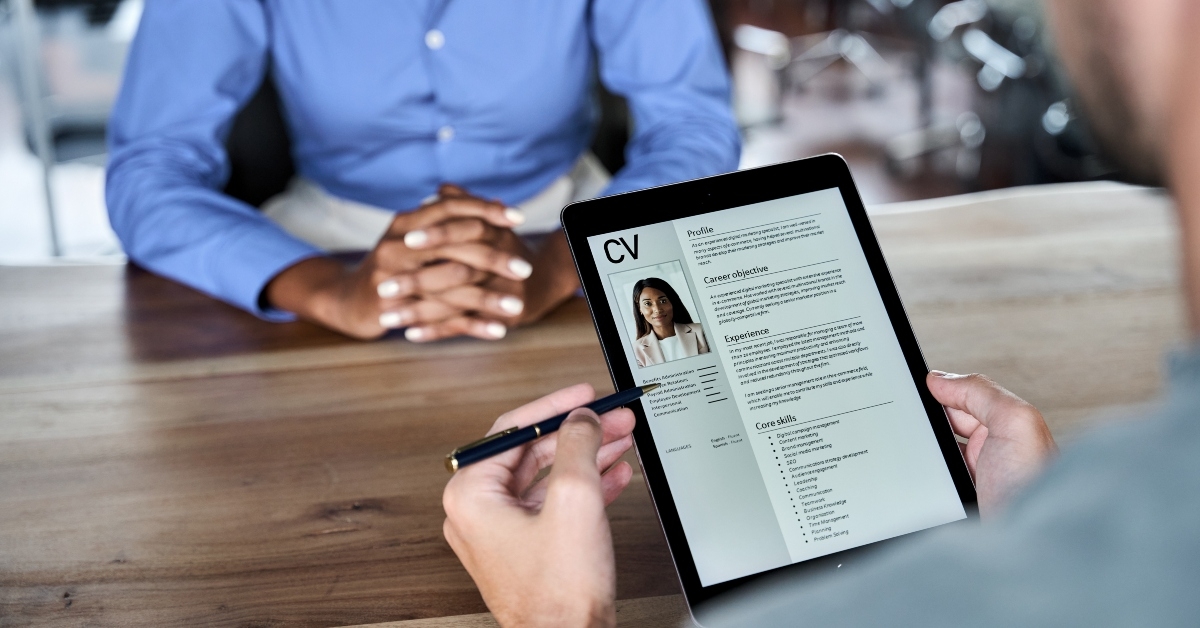 digital cv interview assesment