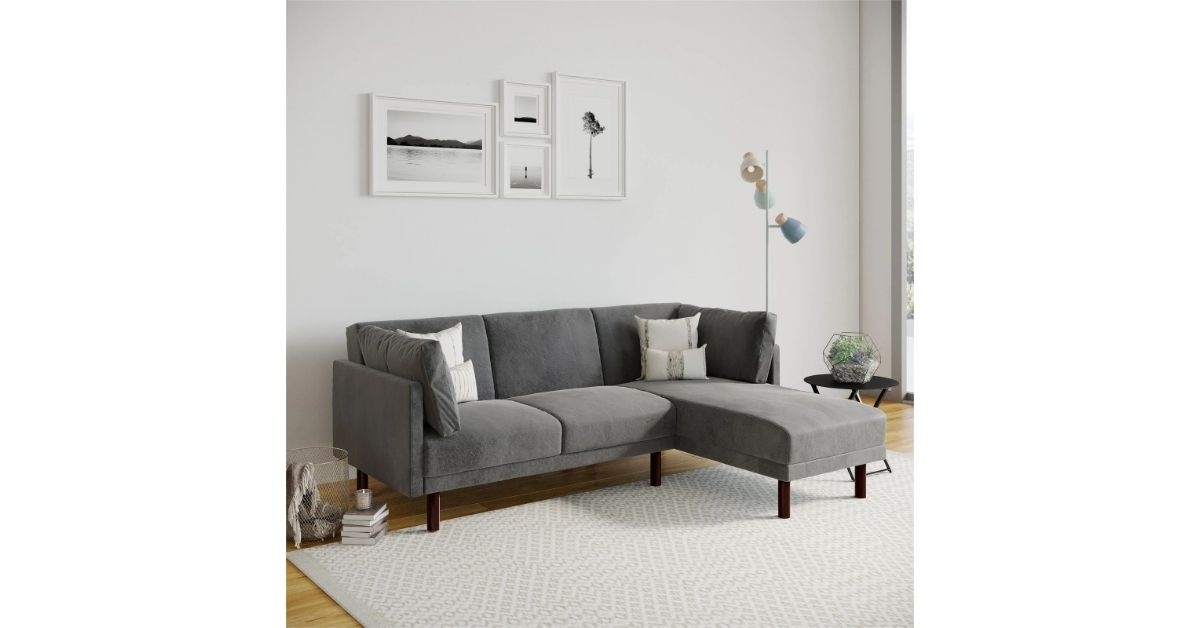 Clair Coil Reversible Sectional Futon