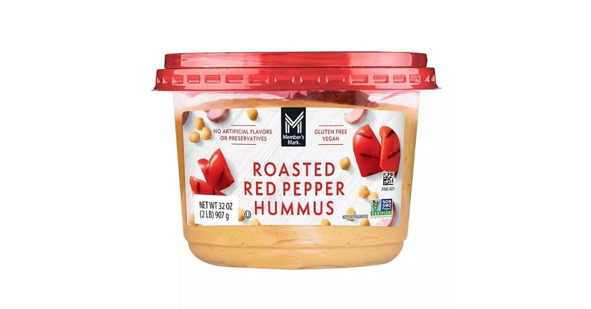 members mark roasted red pepper hummus