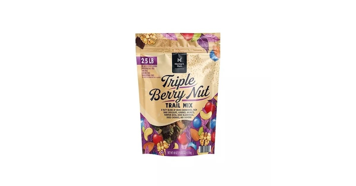 members mark triple berry nut trail mix
