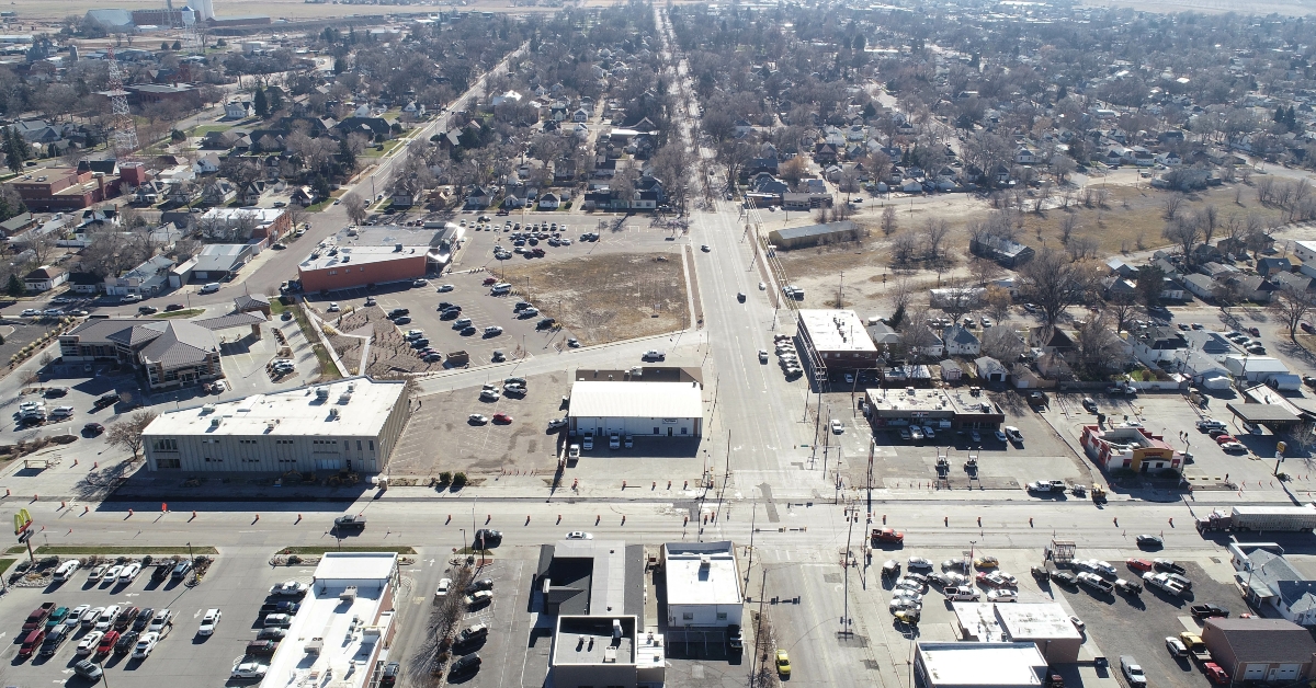 sterling colorado aerial overview