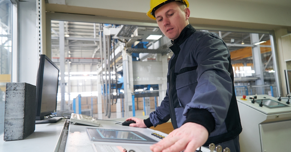 engineer worker at control room