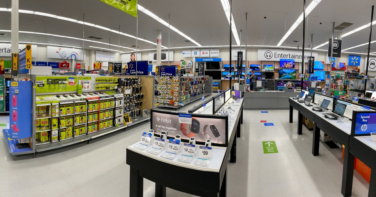 entertainment section of walmart