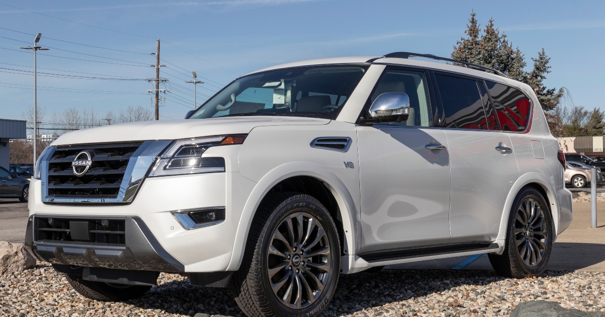 nissan armada suv display