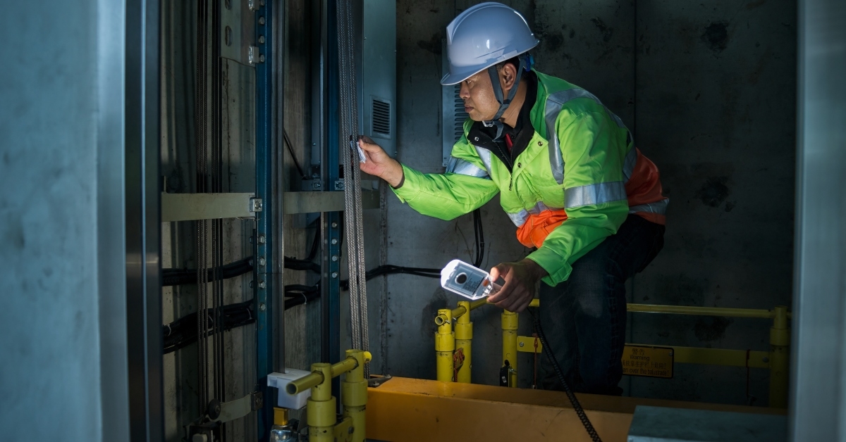 worker service check elevator