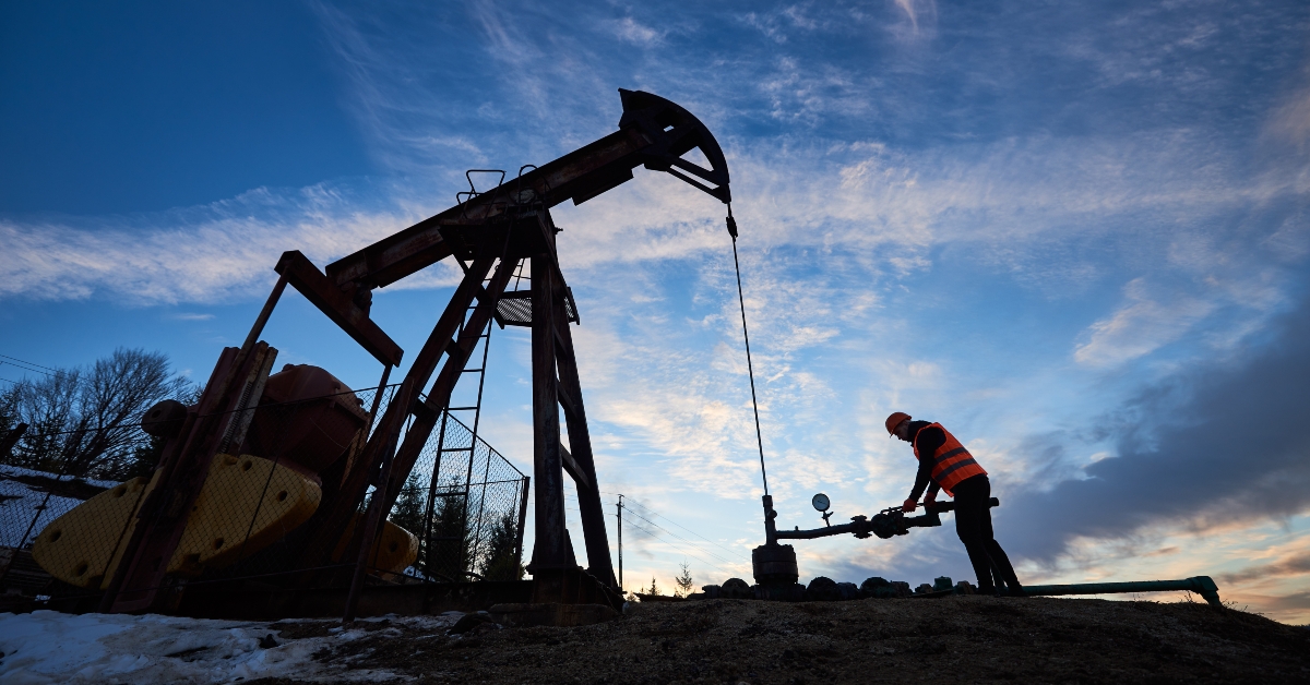 working in oil field