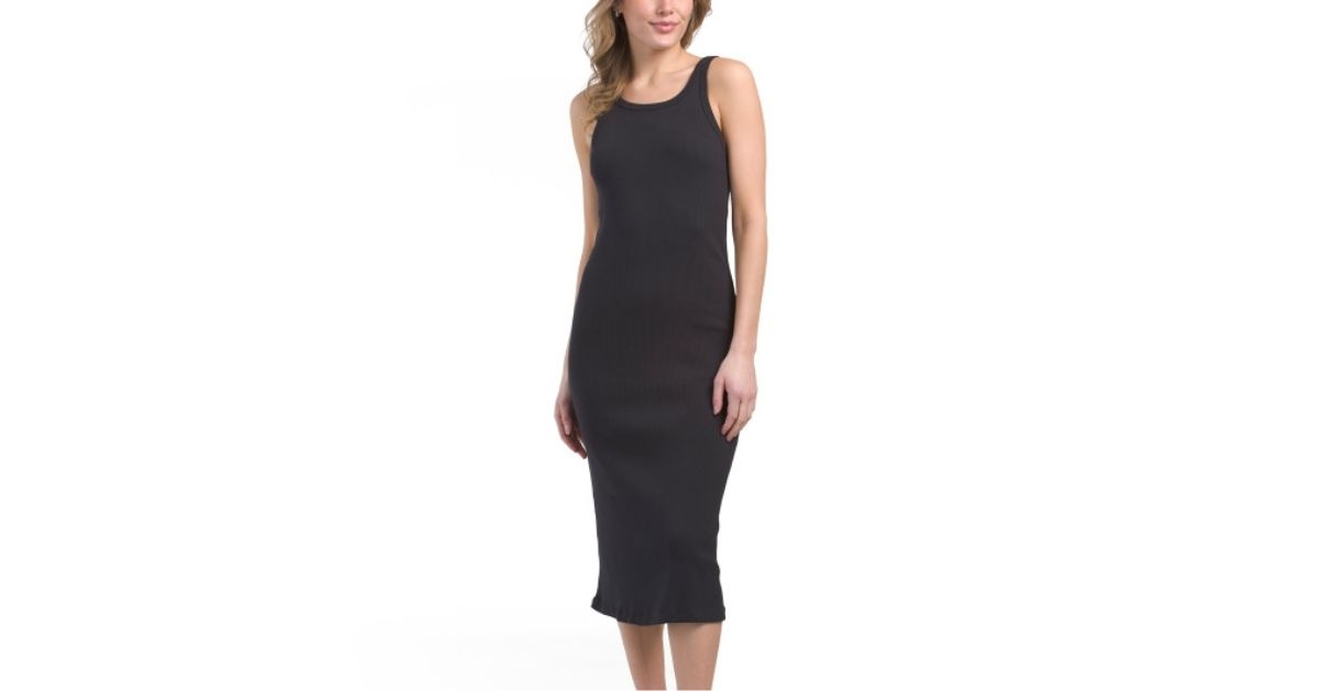 ribbed tank dress