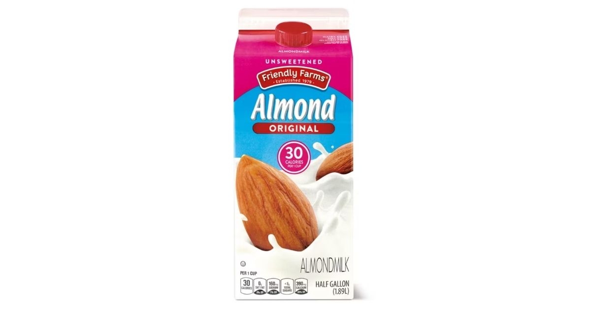 unsweetened almond milk