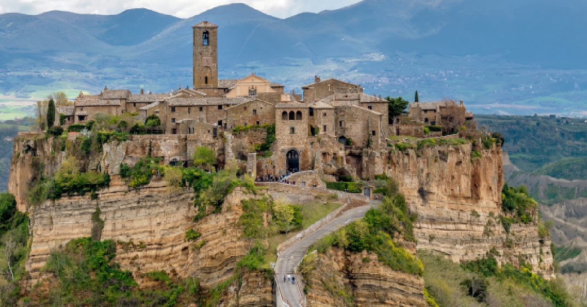 civita di bagnoregio viterbo italy