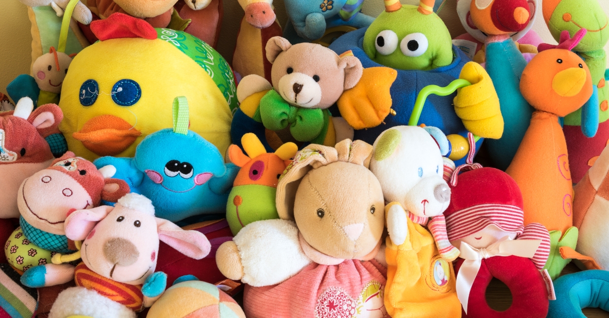 different types of stuffed toy