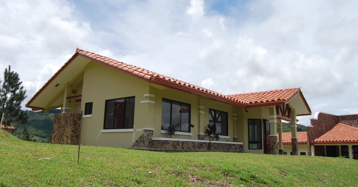 house in the mountains