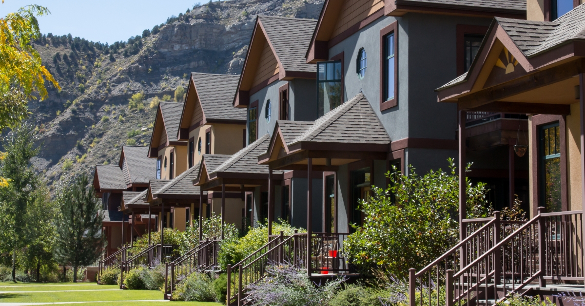 Line of condominiums in Durango