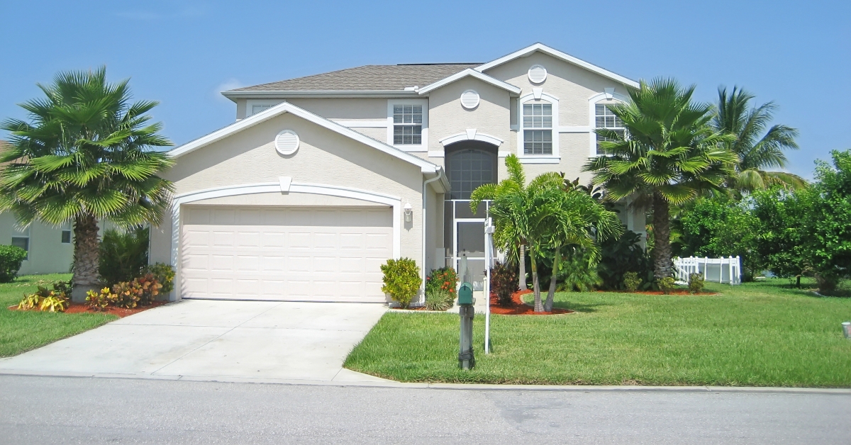 Upscale Suburban Tropical Home