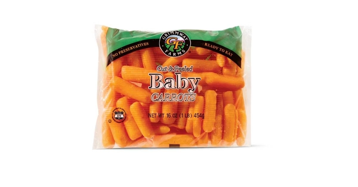 baby peeled carrots
