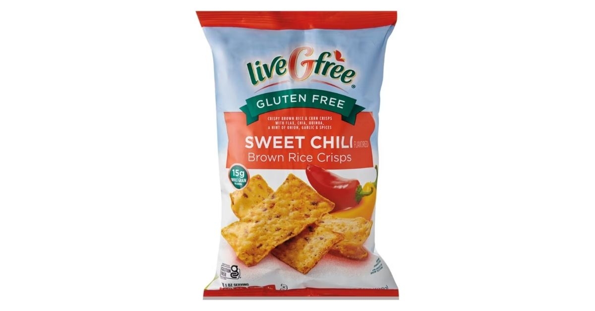 gluten free sweet chili brown rice crisps