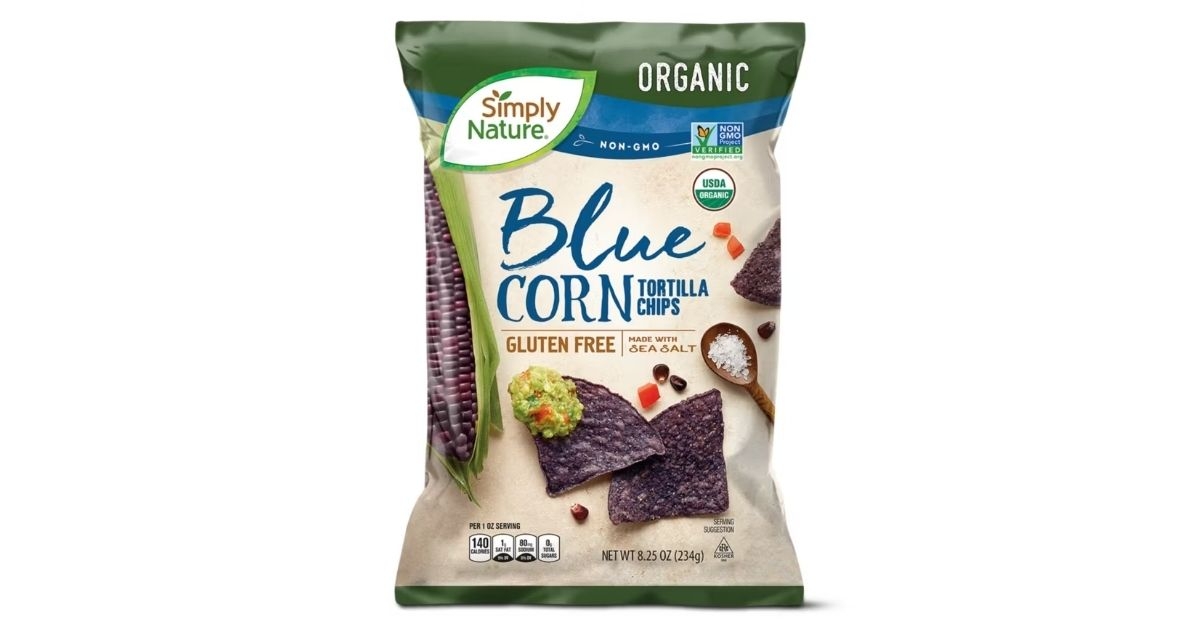 organic blue corn tortilla chips