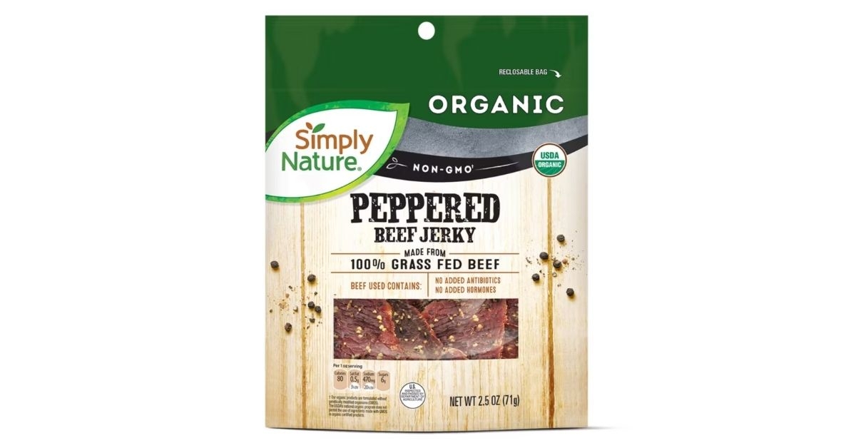 organic peppered beef jerky