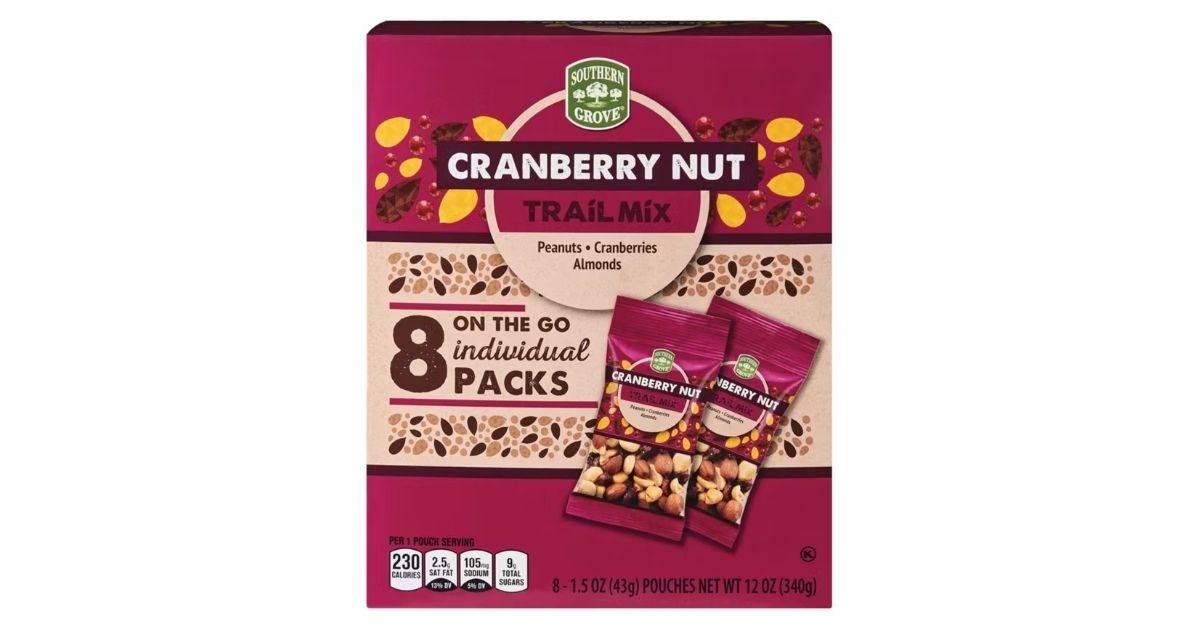 peanut cranberry almond trail mix
