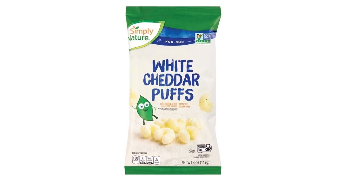 white cheddar puffs