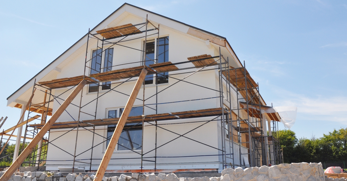 exterior renovation of the house