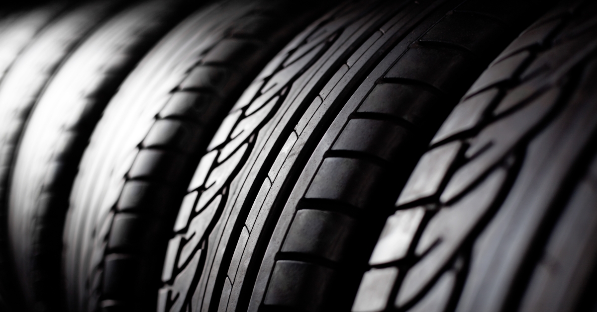 tire stack background