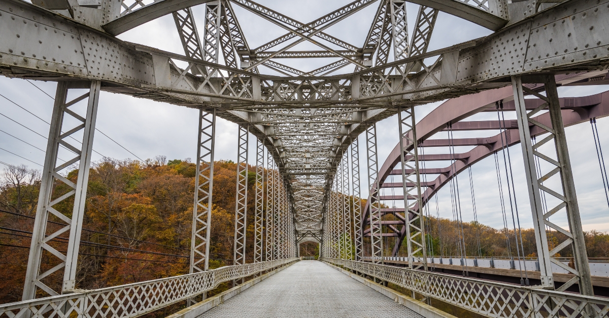 old bridge over loch raven reservoir
